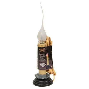 5 Antiqued Electric Flicker Candle Lamp - The Fox Decor